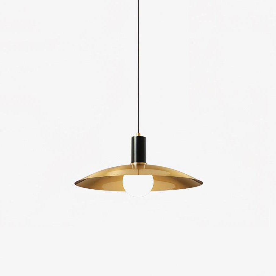 Brass Flared Pendant Lamp M571