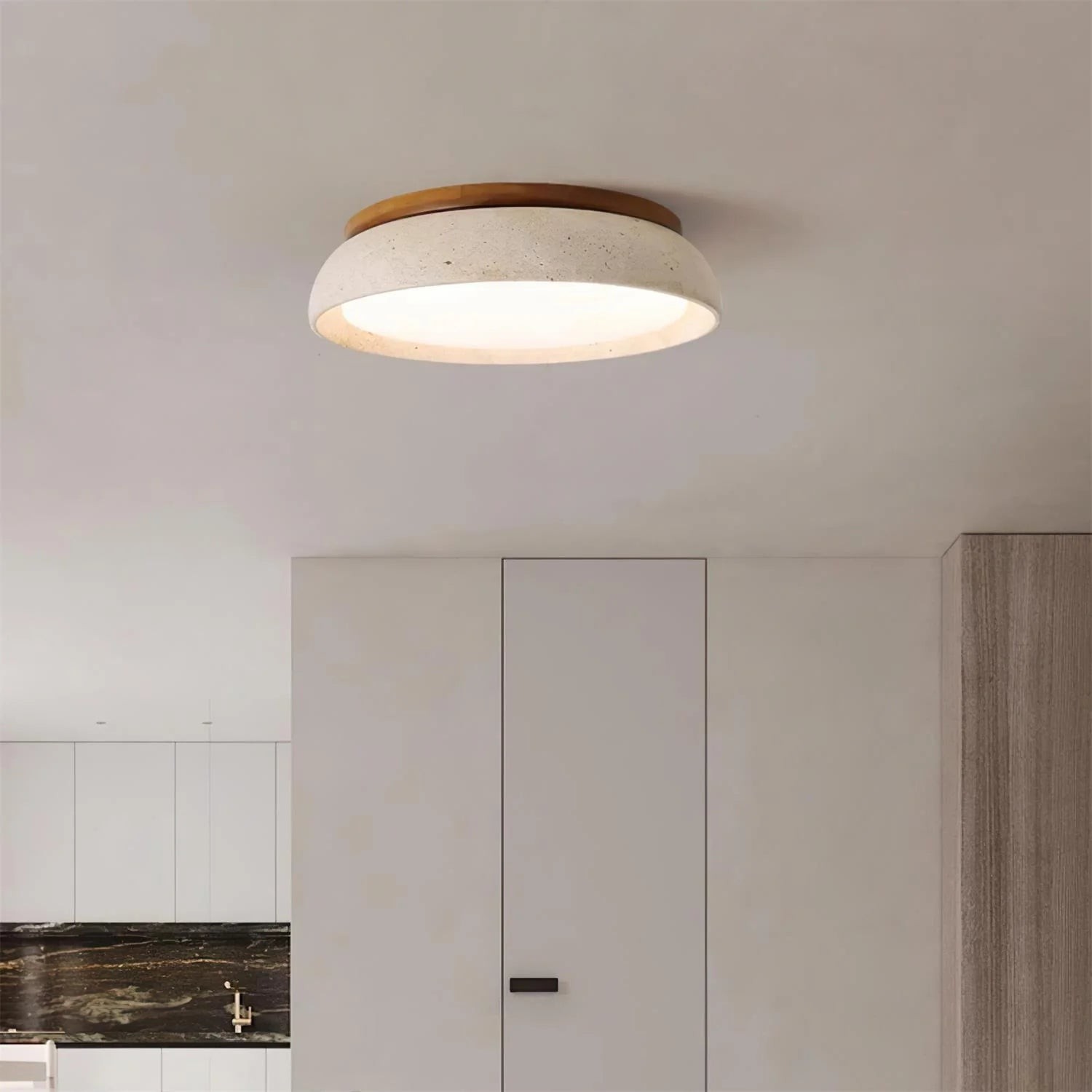 Torvella Modern Scandinavian Travertine Ceiling Light T431