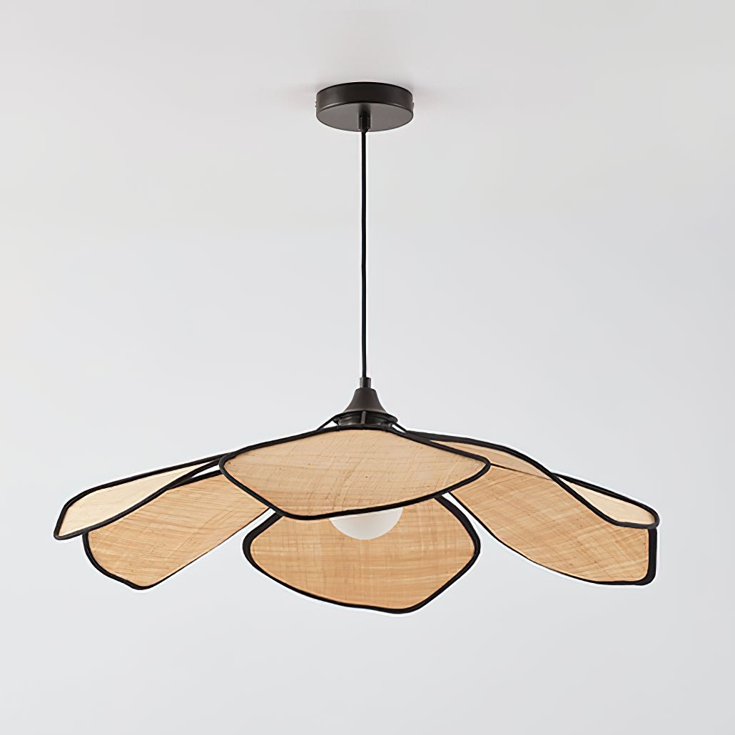 Raffia Petal Pendant Lamp D251