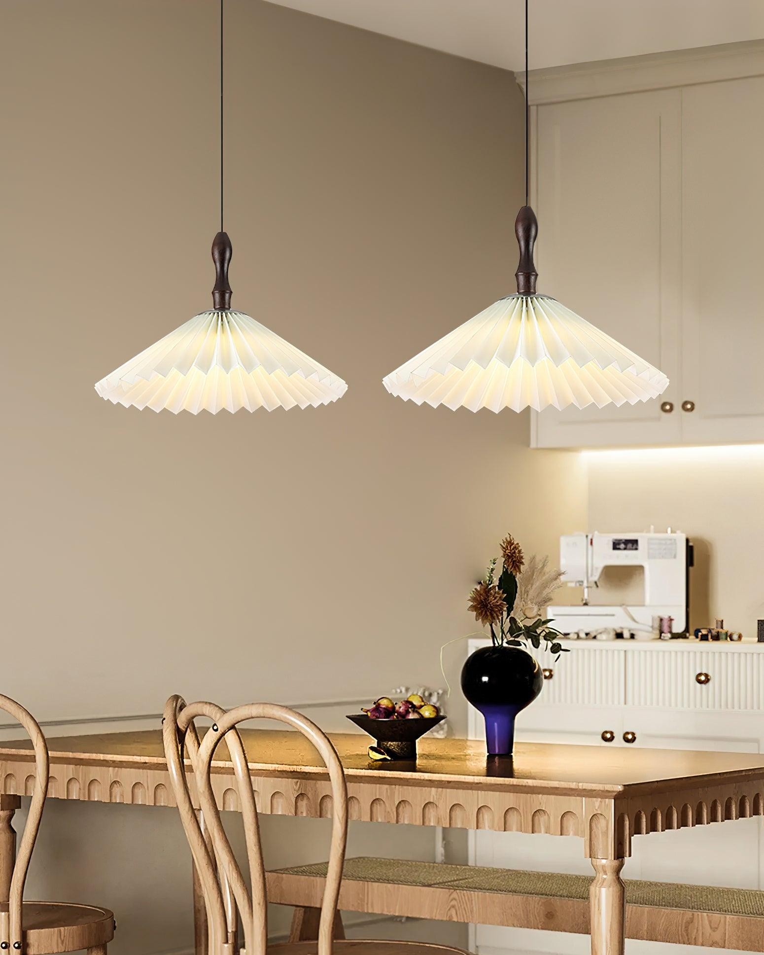 Simple White Flower Paper Pendant Lamp M67