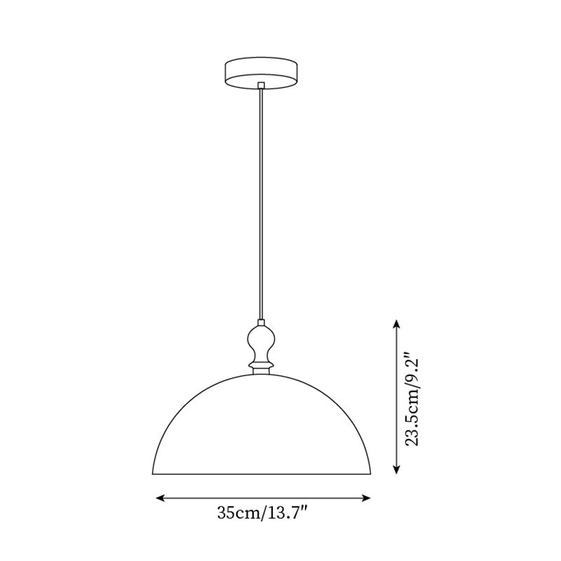 Modern Dome Pendant Light For Kitchen M264