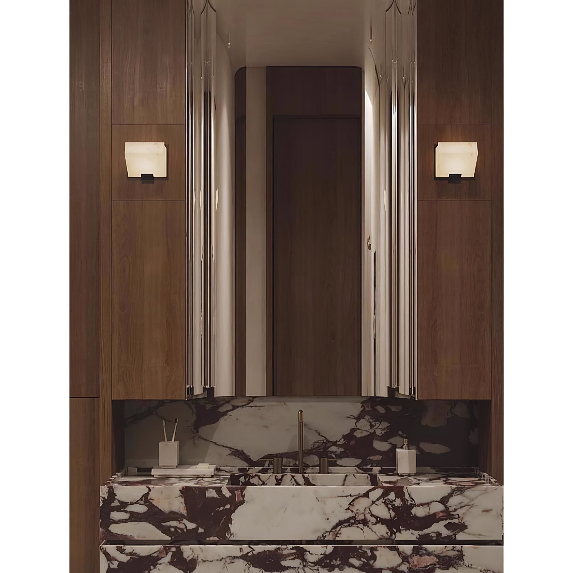 Alabaster Staircase Wall Lamp D648