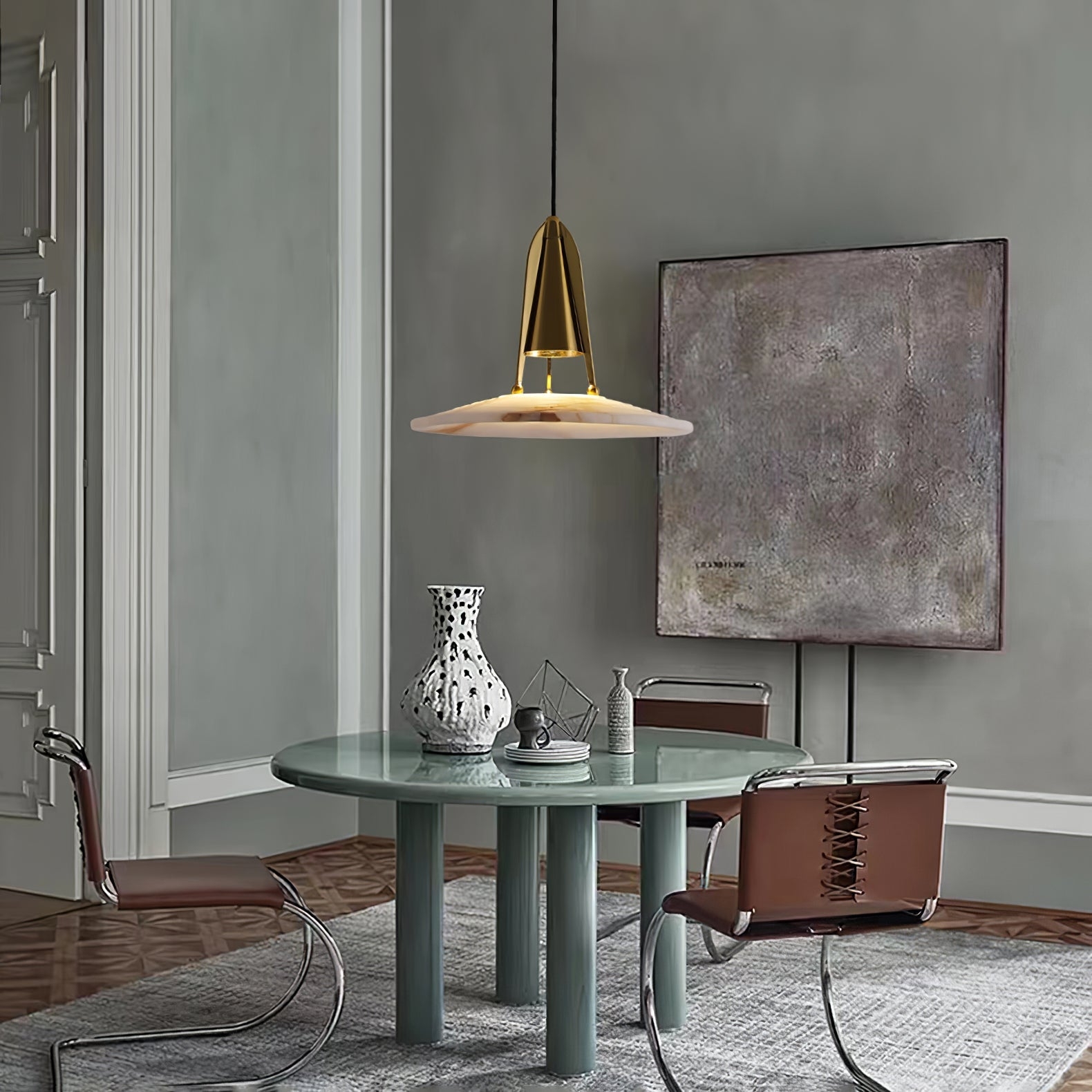 Aragon Alabaster Pendant Lamp D391