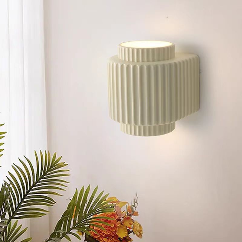 Creative Cylinder Resin Bedroom Wall Lamp S141