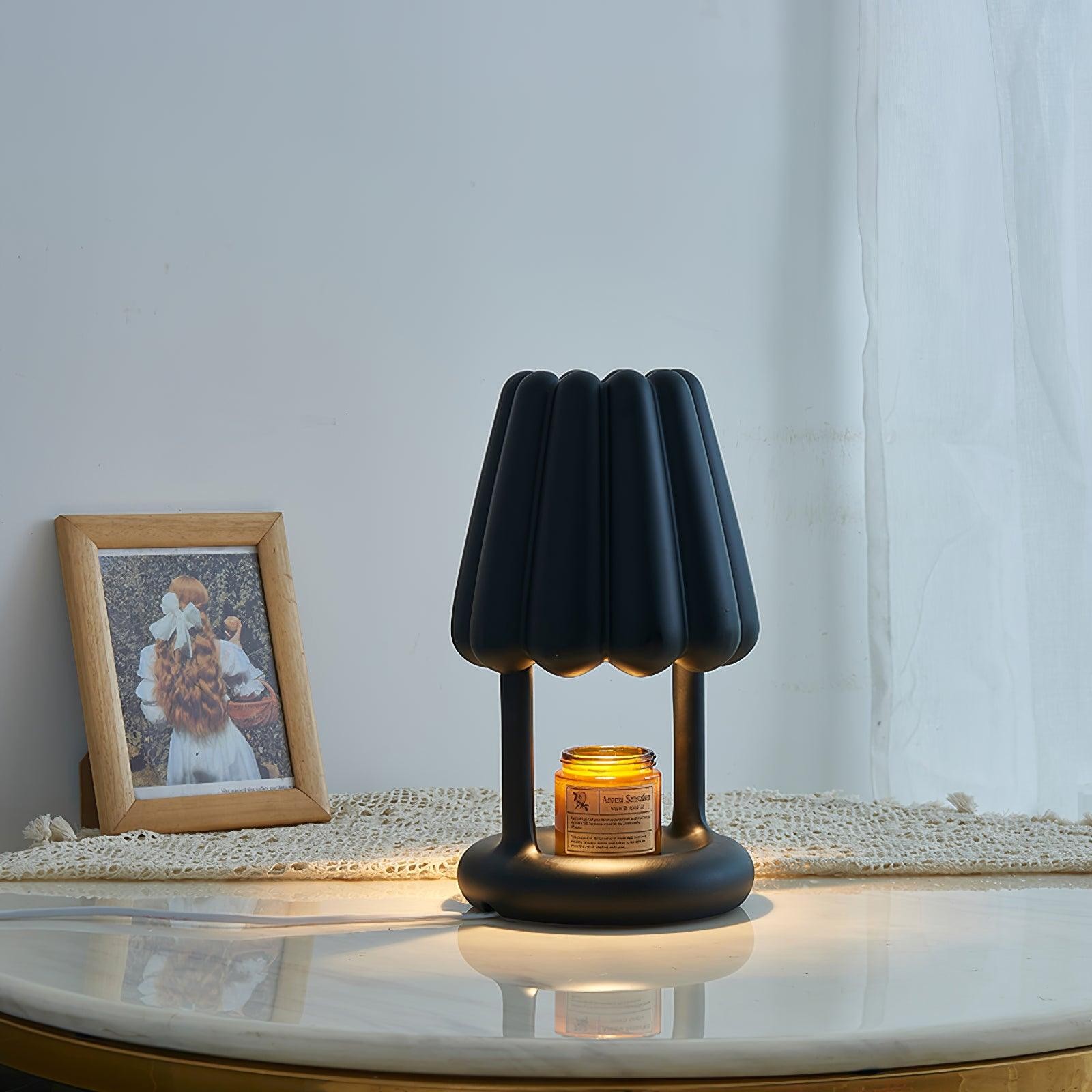 Ice Cream Flocked Resin Table Lamp M566