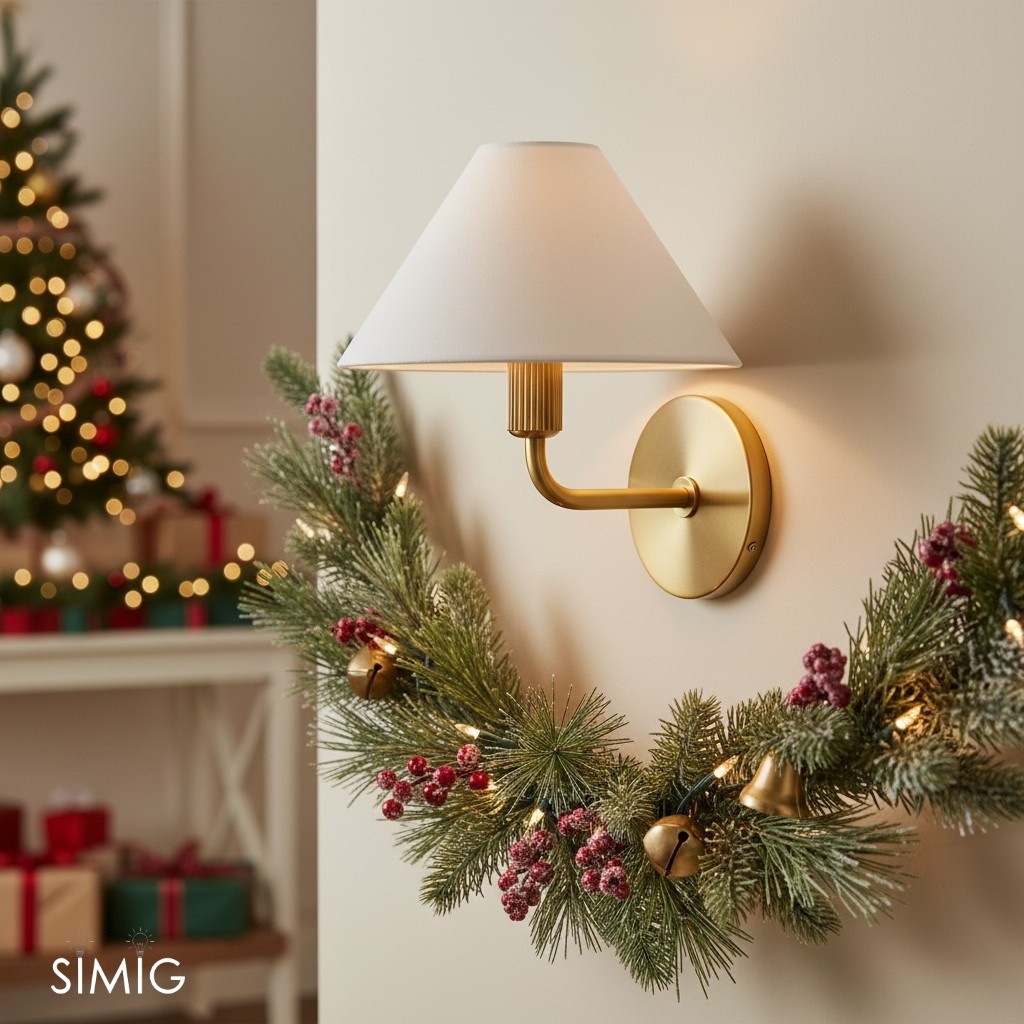 Diora Contemporary Wall Sconce Light - Elegant Brass Fixture for Home or Office T040
