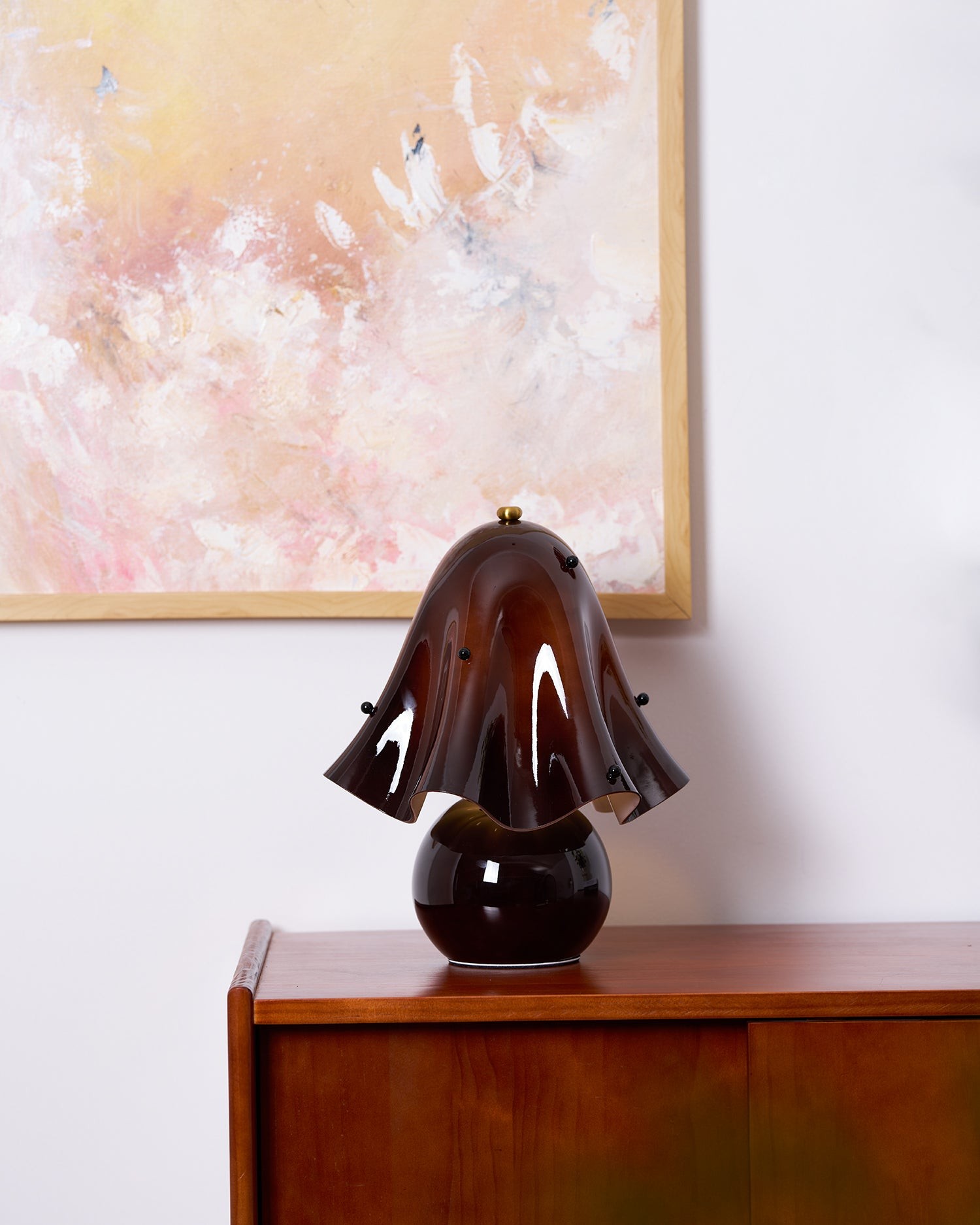Bellina Decorative Table Lamp - Sculptural Bell Flower Shape T281