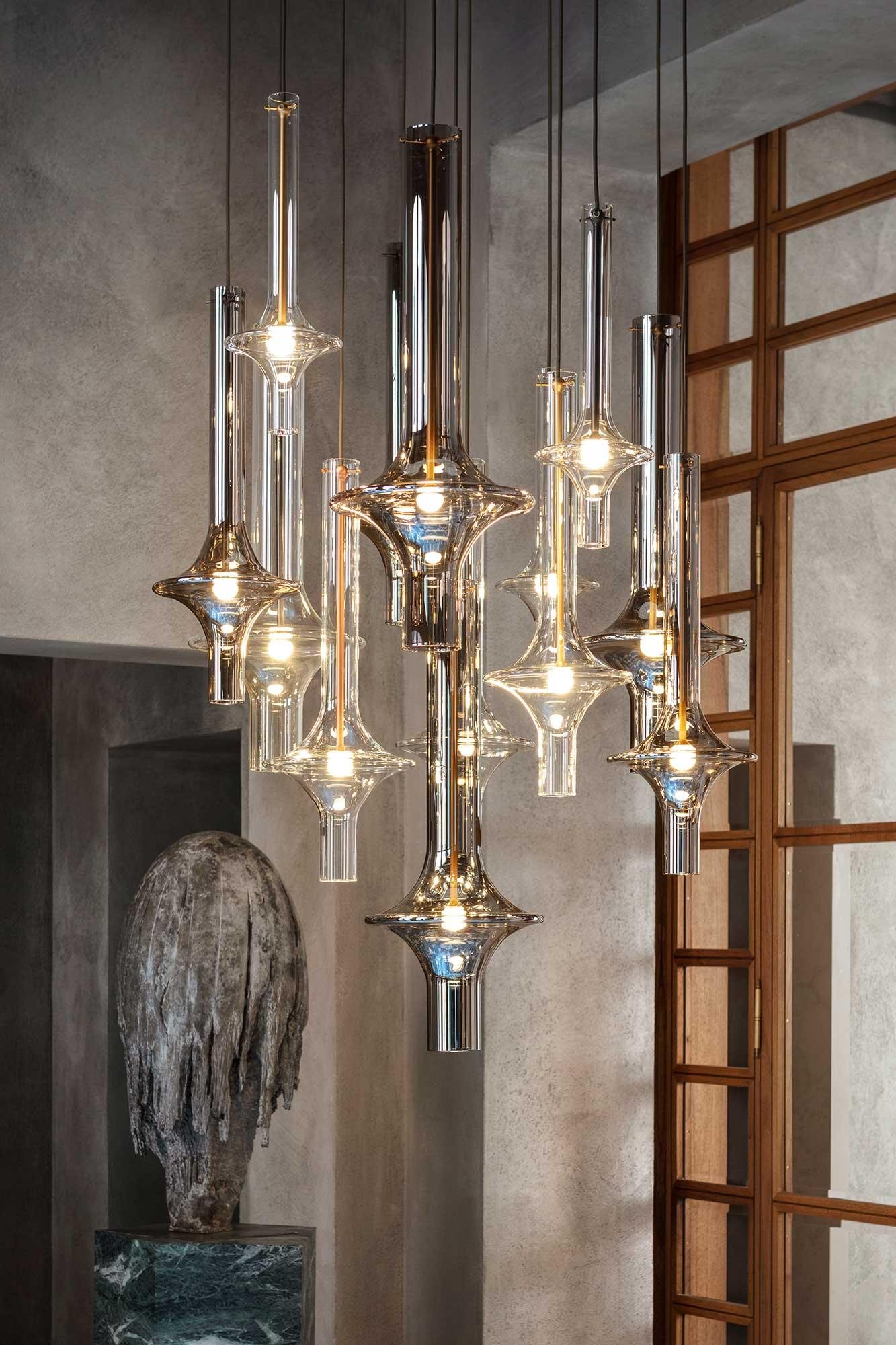 Modern Creative Glass Tube Pendant Lamp M101