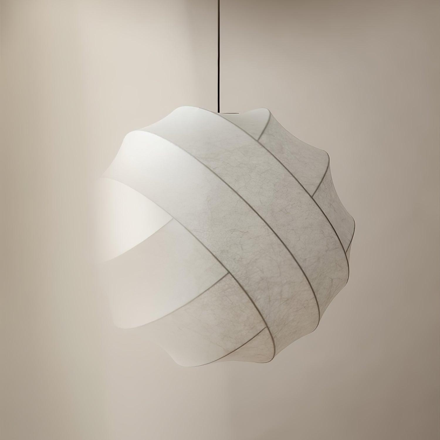 Wabi-Sabi Style Fiber Cocoon Pendant Lamp M505