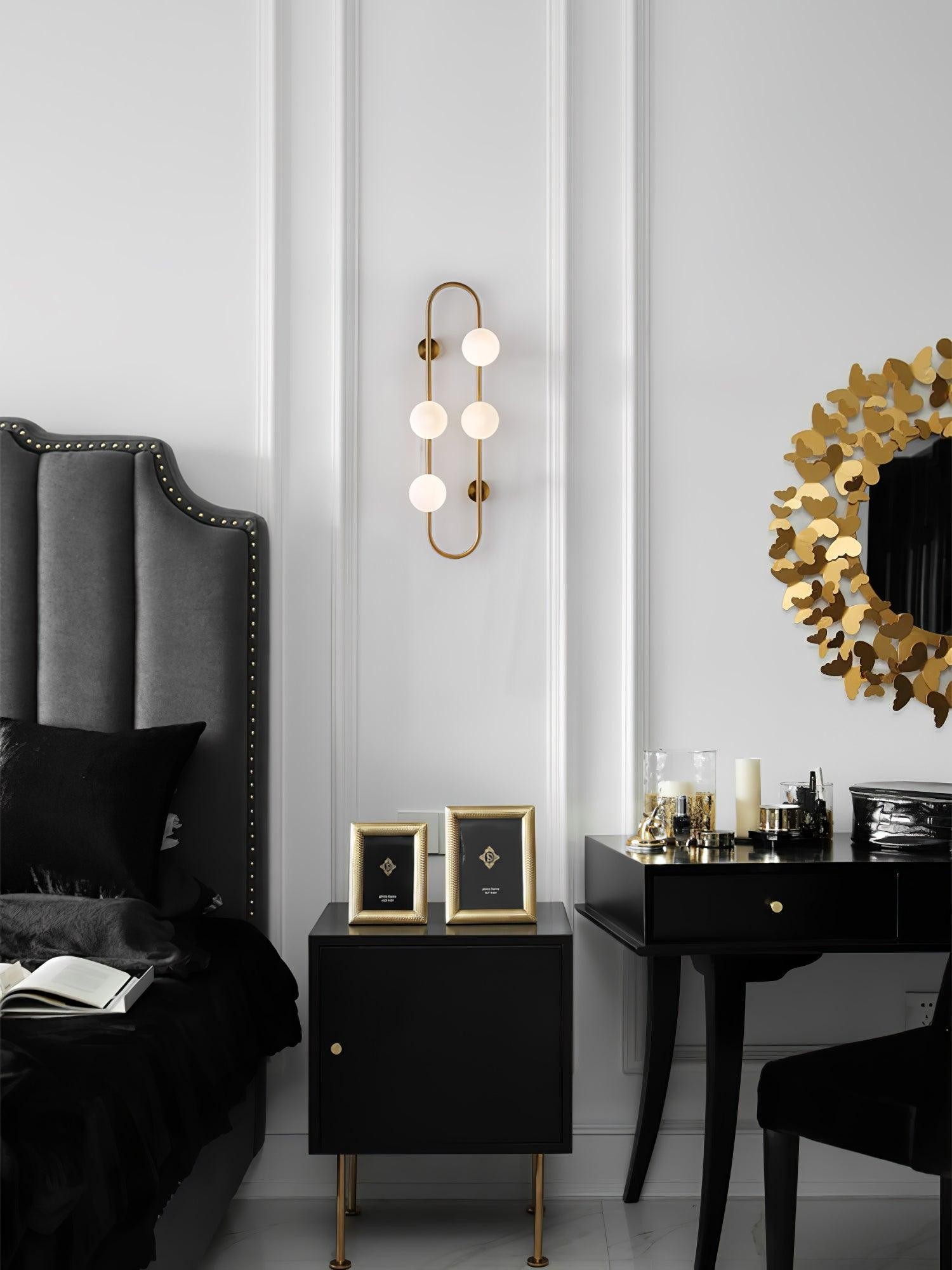 Nordic Modern Geometric Glass Globe Wall Lamp M489