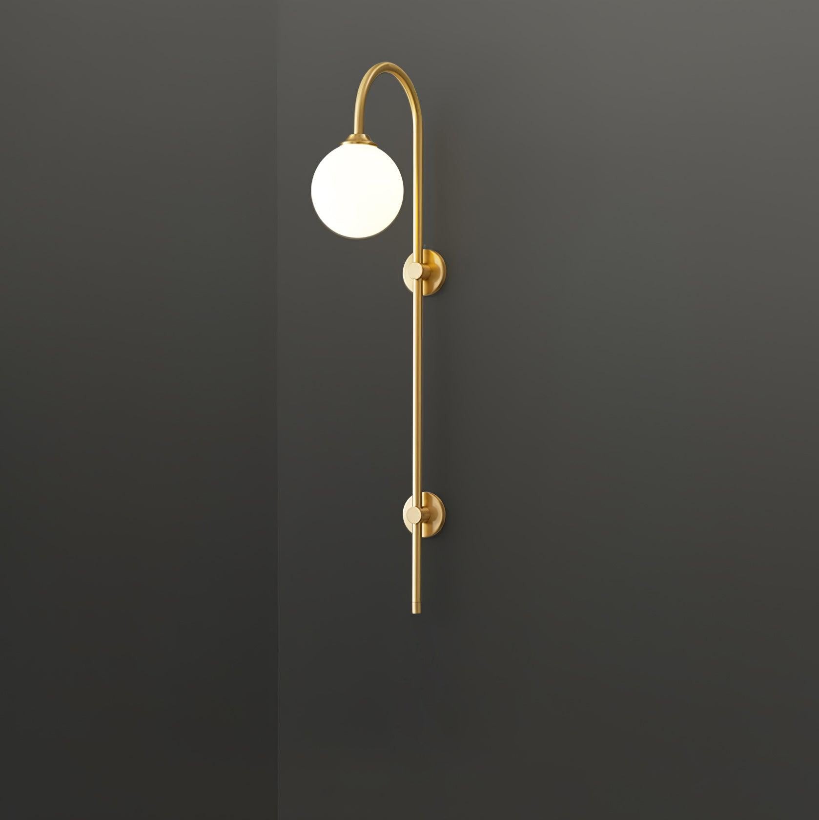 Globe Brass Wall Sconce M555