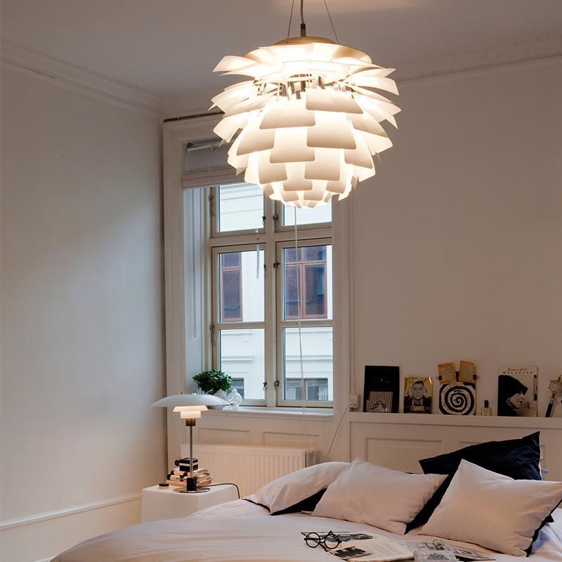 Modern Sculptural Layered Pendant Light