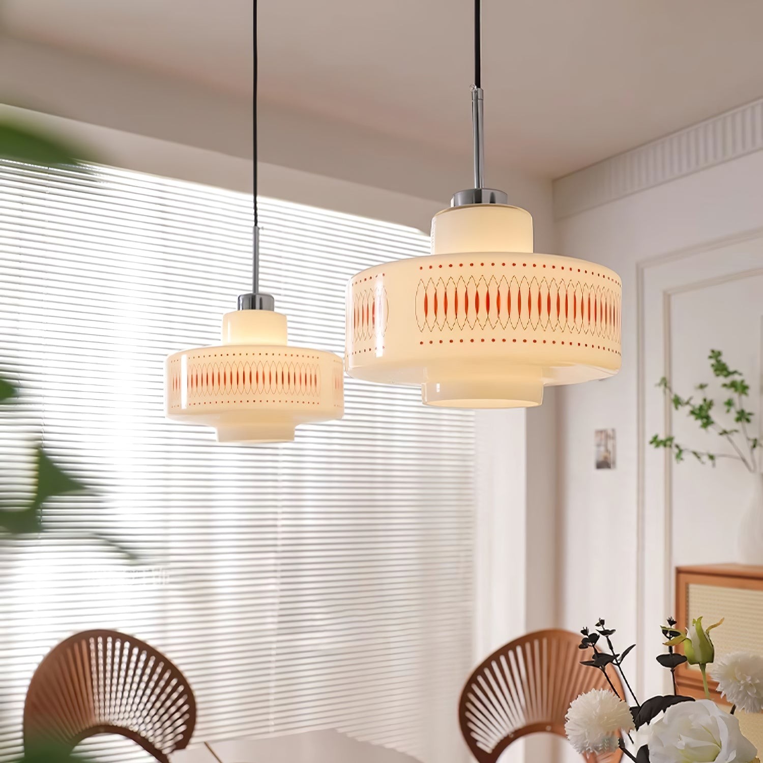 Modern Gourd shape Glass Pendant Lamp M584