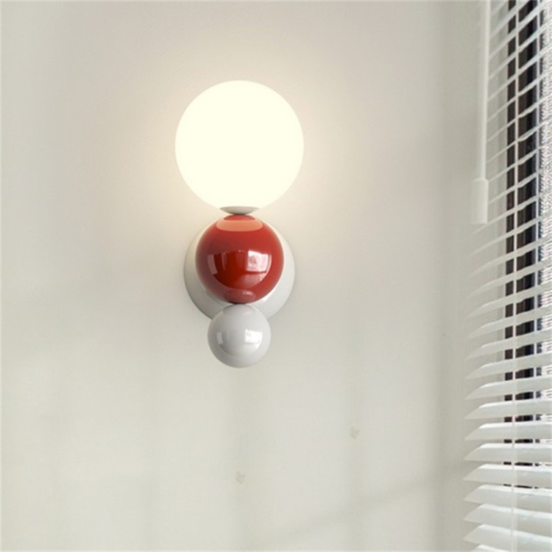 Colorful Globe Bubble Metal Wall Sconce S149