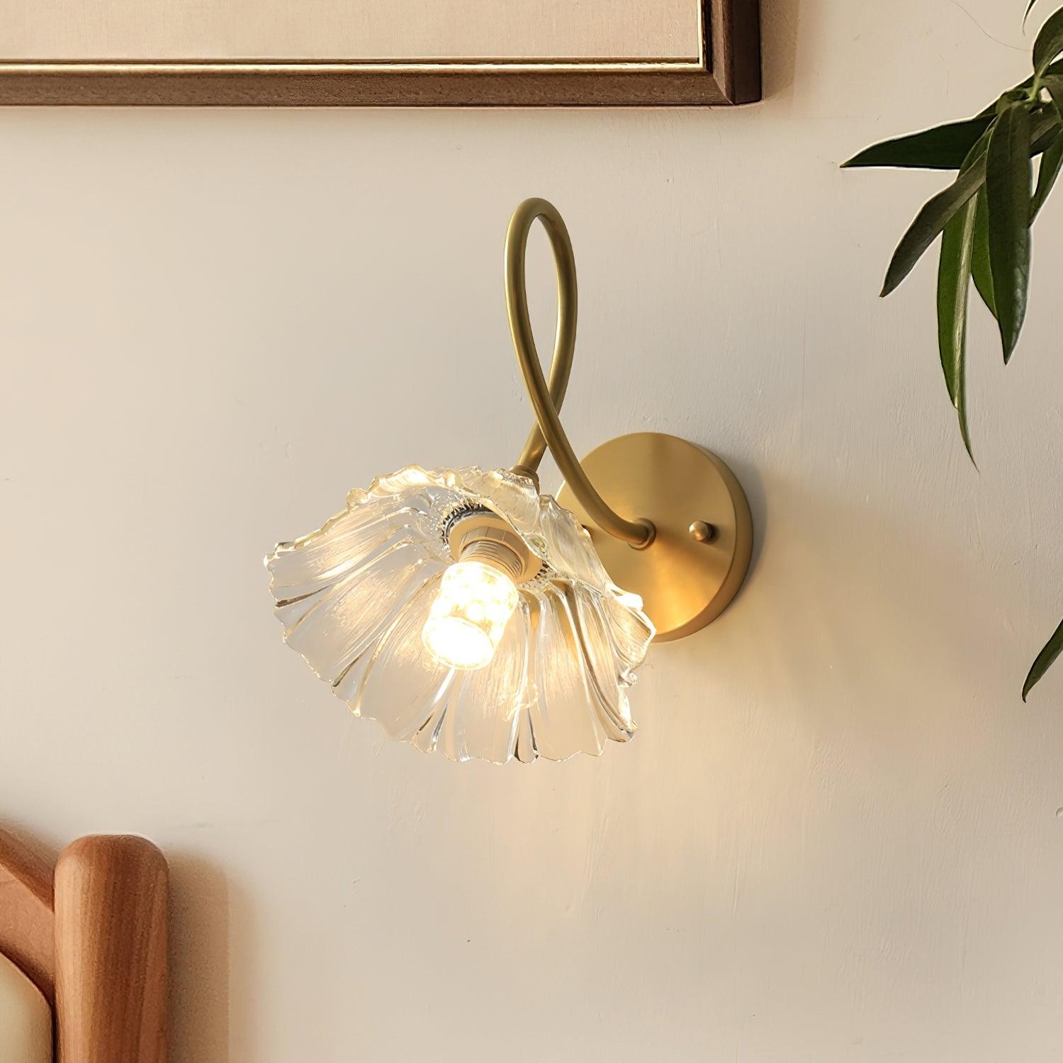 Century Lotus Leaf Wall Lamp M397