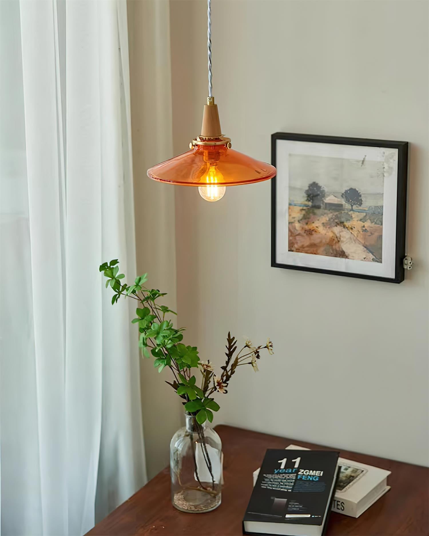 Nordic Brass Glass Pendant Lamp M286