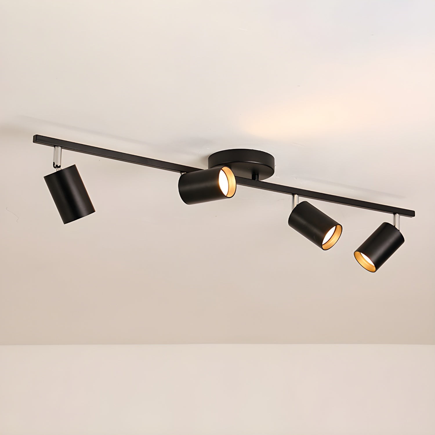 Row Of Multi-Head Metal Ceiling Lights M70