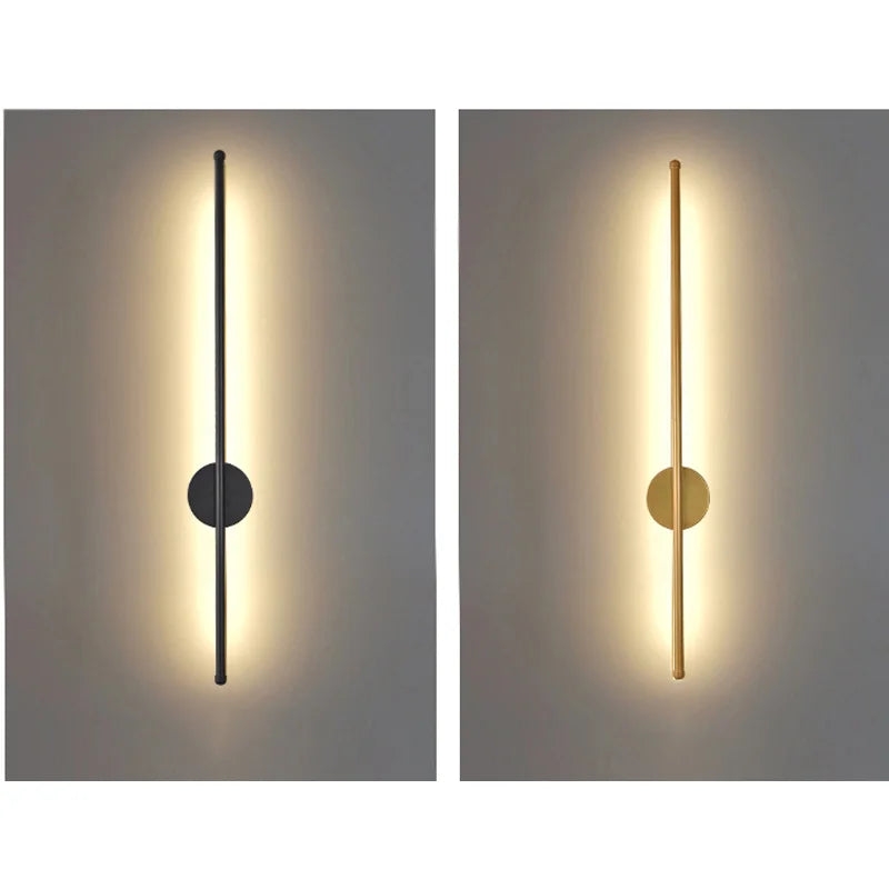 Modern Black Aluminum Wall Light D850