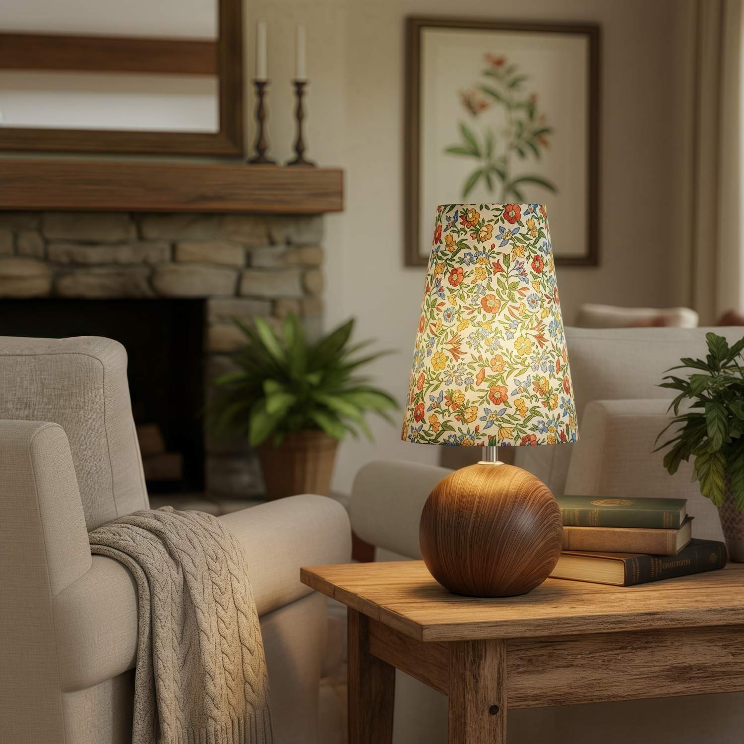 Petalyra Floral Accent Table Lamp - Sculpted Decorative Form Ambient Lighting for Home Use T531