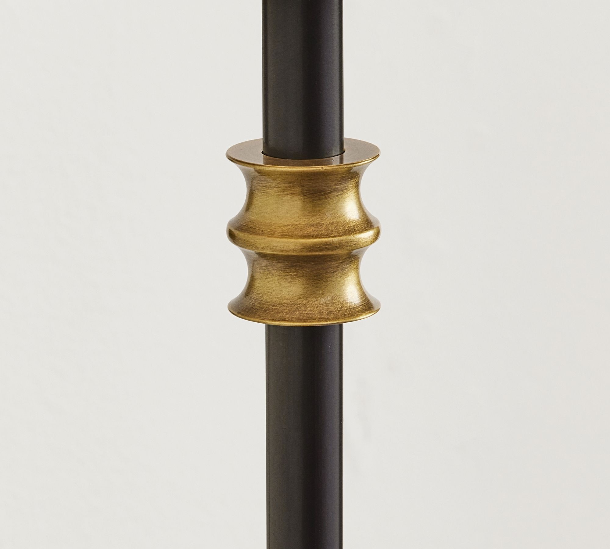 Calin Classic Sconce - Iron Wall Light with White Linen Shade T067