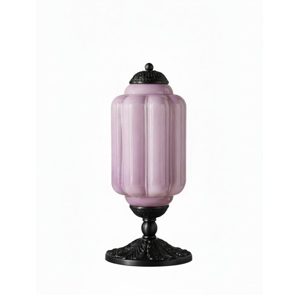 Retro Eloise Milk Glass Table Lamp for Bedroom Decor T288