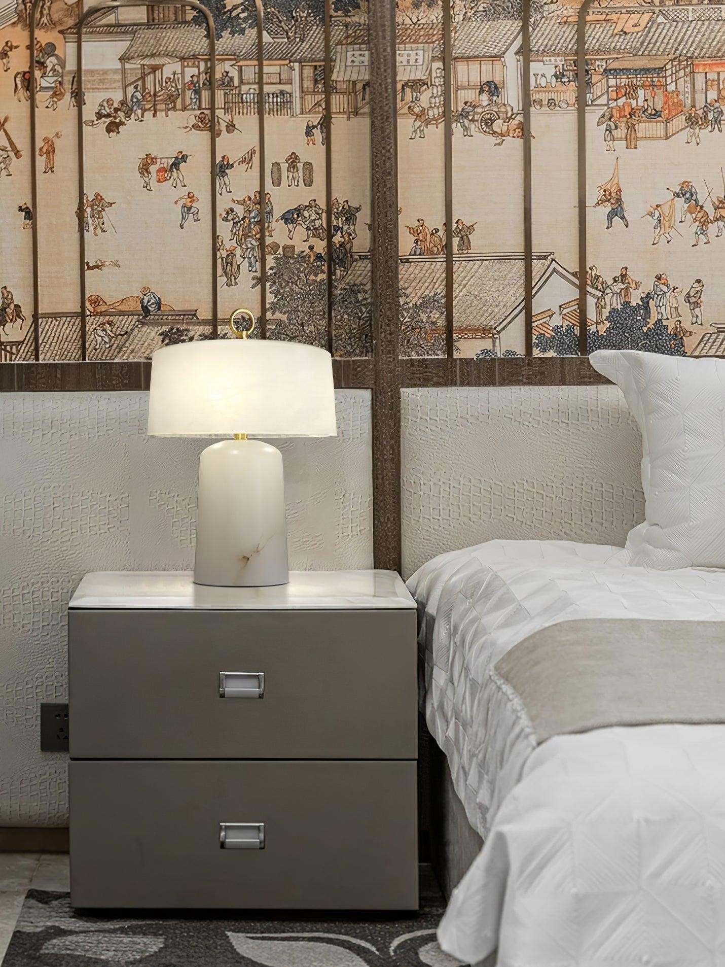 Light Luxury Style Marble Stone Table Lamp M583