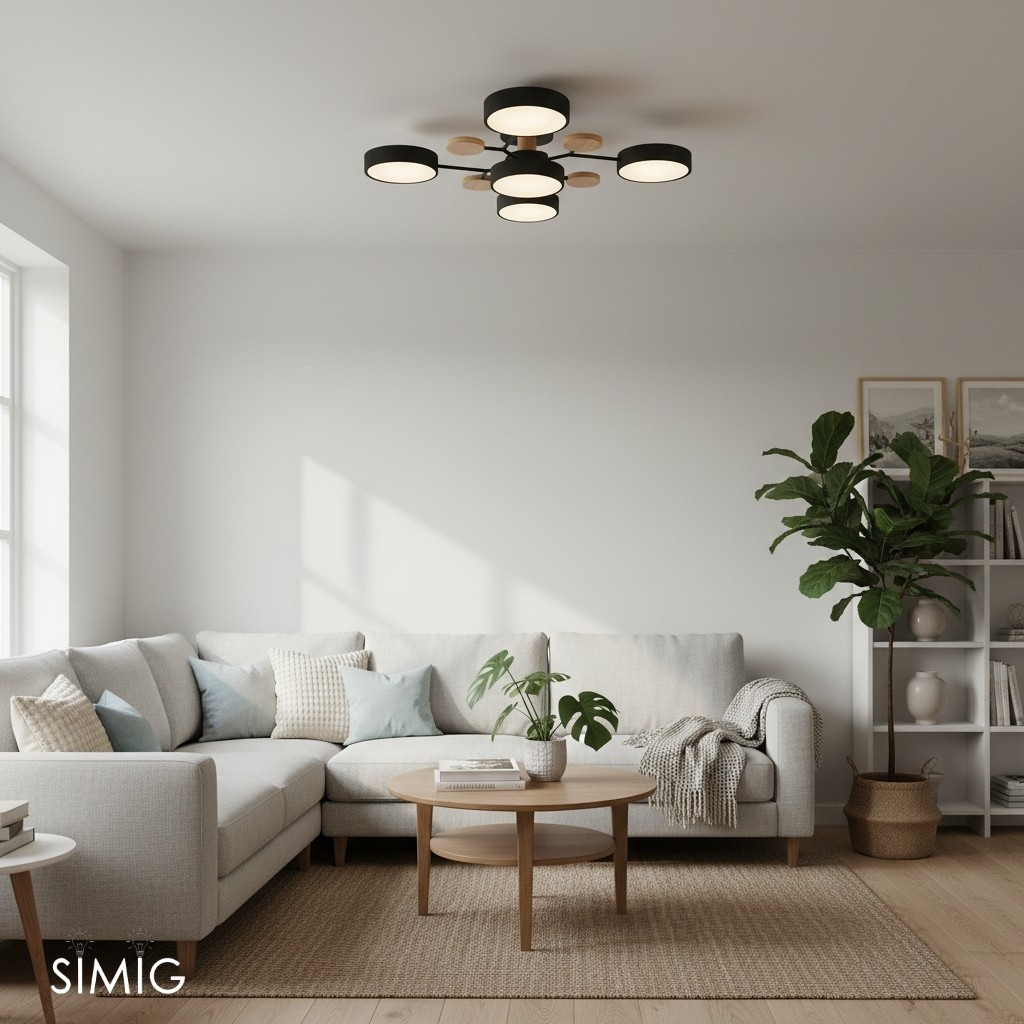 Nordic Modern Multi Disc Ceiling Lamp S94