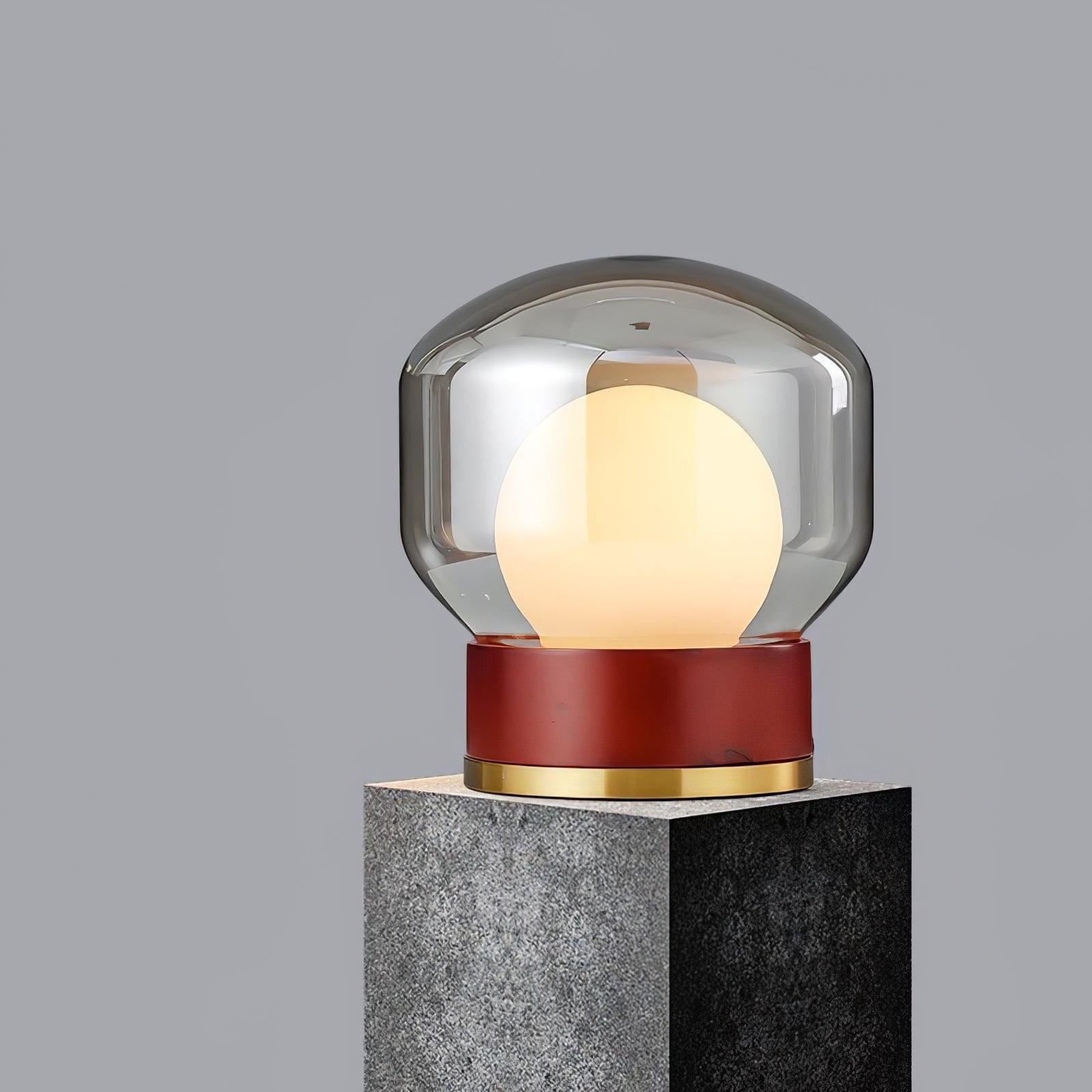 Simple Creative Wood Orb Table Lamp M527