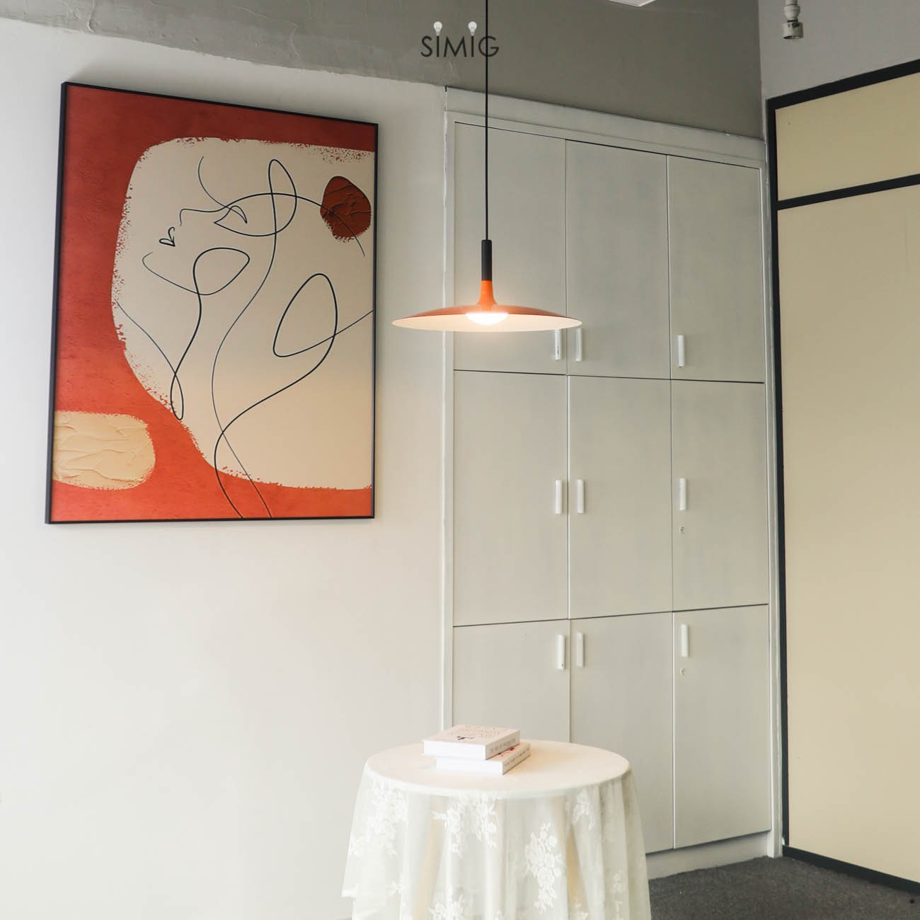 Scandinavian Large Cone LED Pendant Light S08