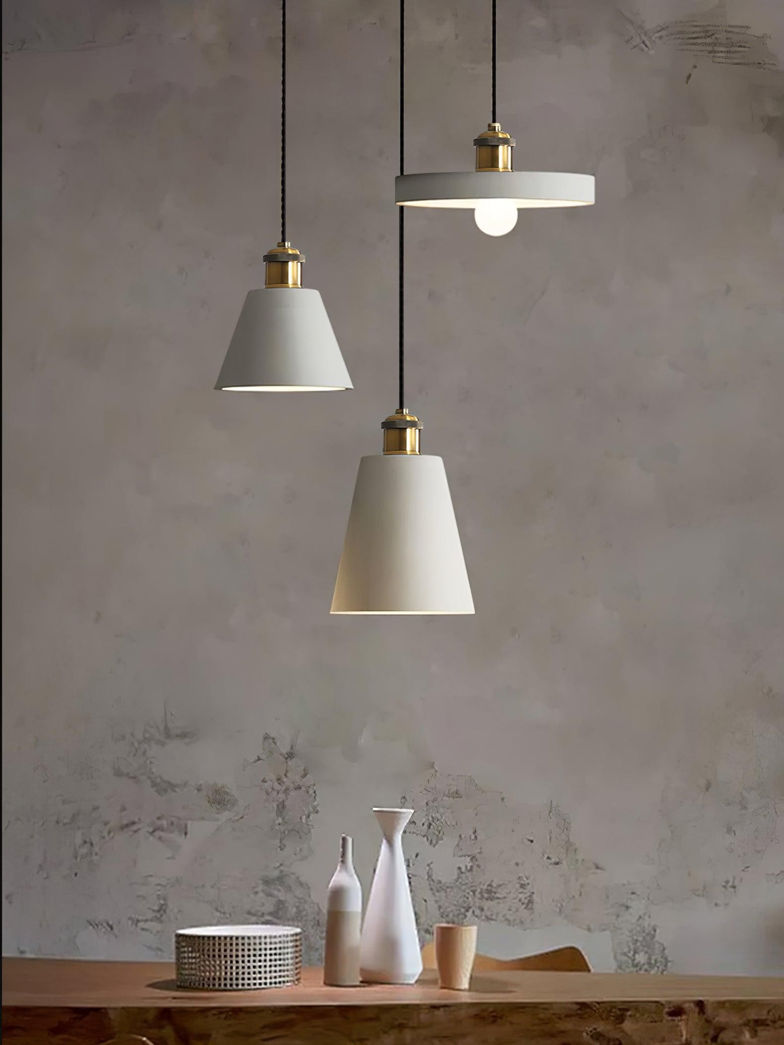 Modern Resin Geometric Pendant Lamp M432