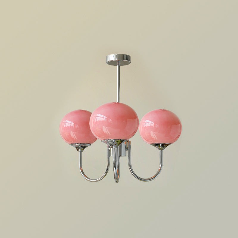 Nordic Bauhaus Glass Marshmallow Chandelier S168