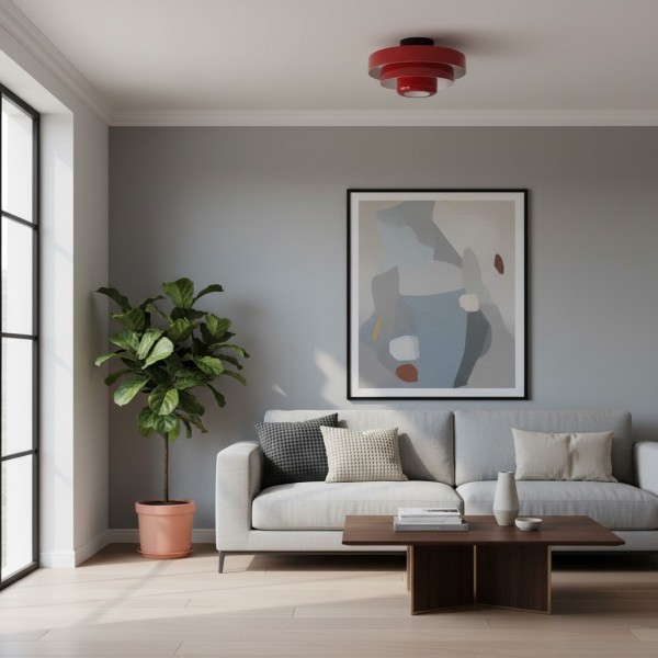 Triple Layer Disc Macaron Cake Bauhaus Ceiling Light S361