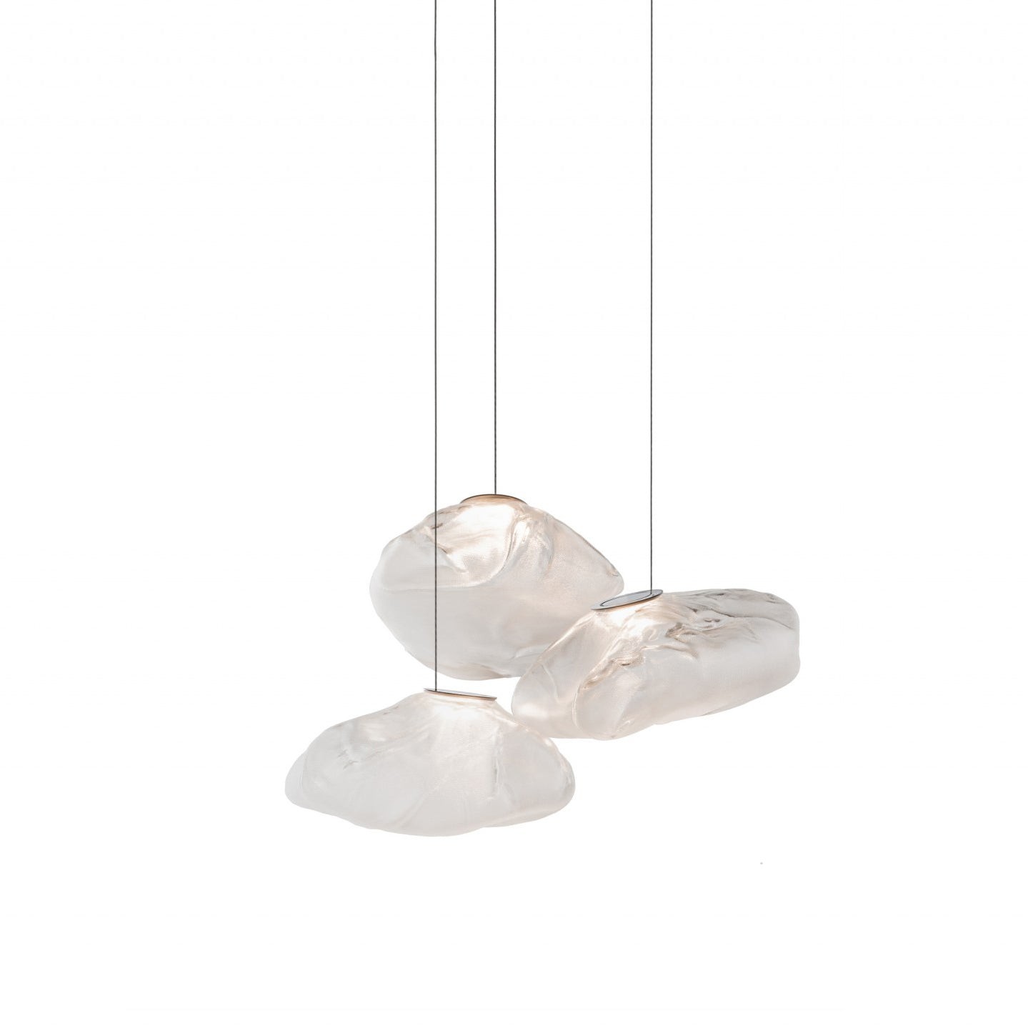 Multi-Head Irregular Glass Bubble Chandelier M180