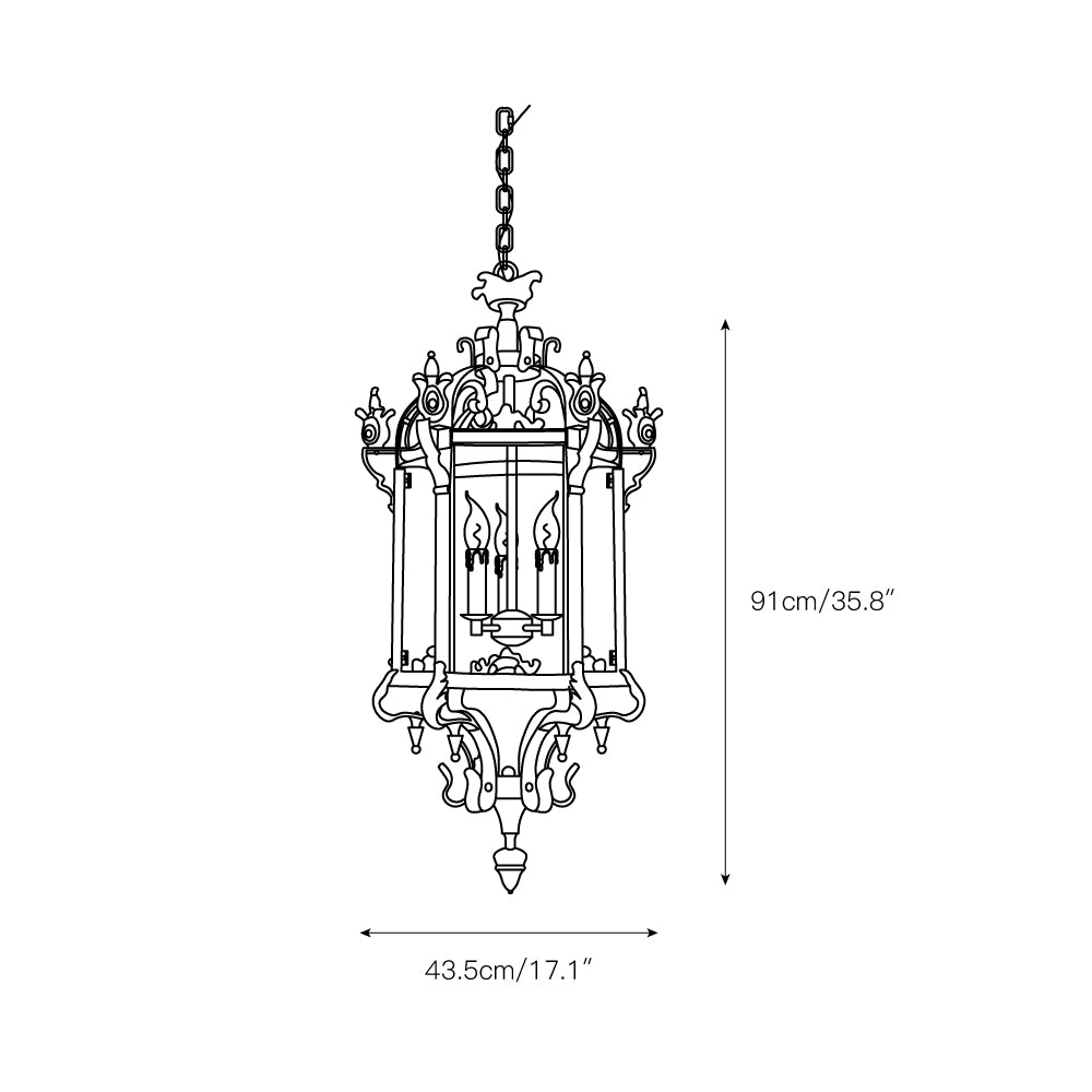 Metropolitan Lantern Chandelier D483