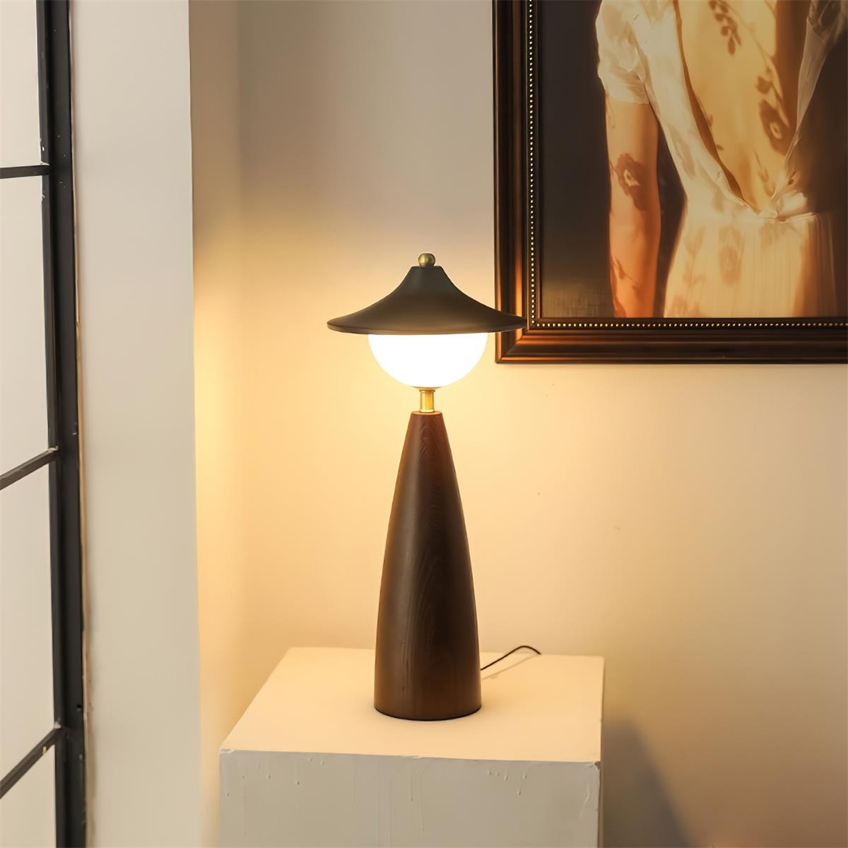 French Retro LED Bedside Table Lamp for Bedroom M326