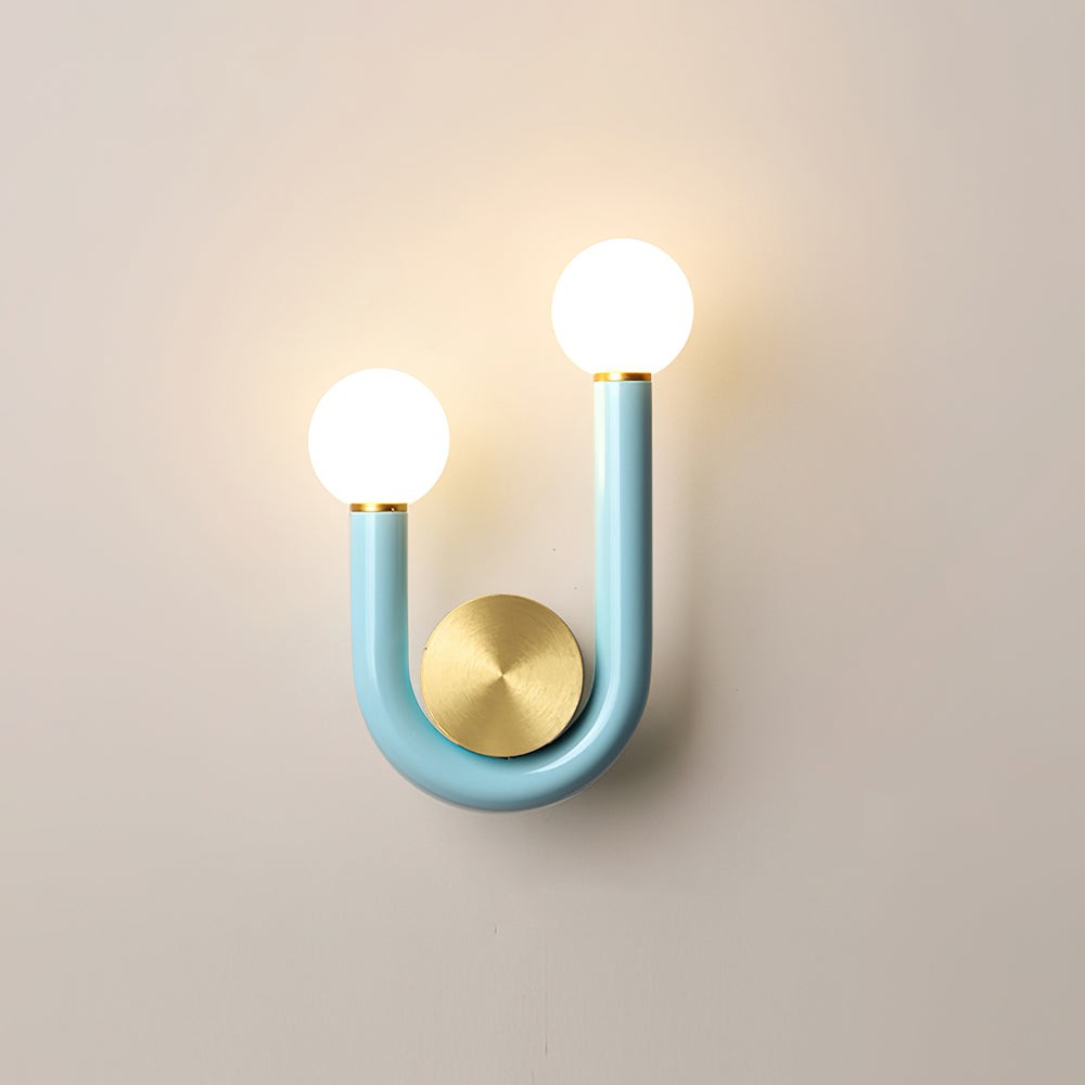 Creative U Shaped Double Head Wall Lamp M192