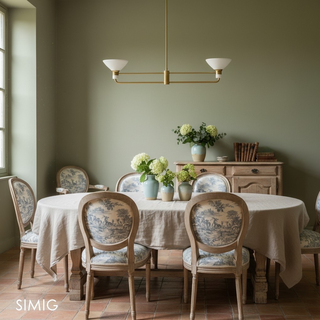 Calvor Adjustable Linear Chandelier – Porcelain & Bronze Pendant Light for Dining Rooms T126
