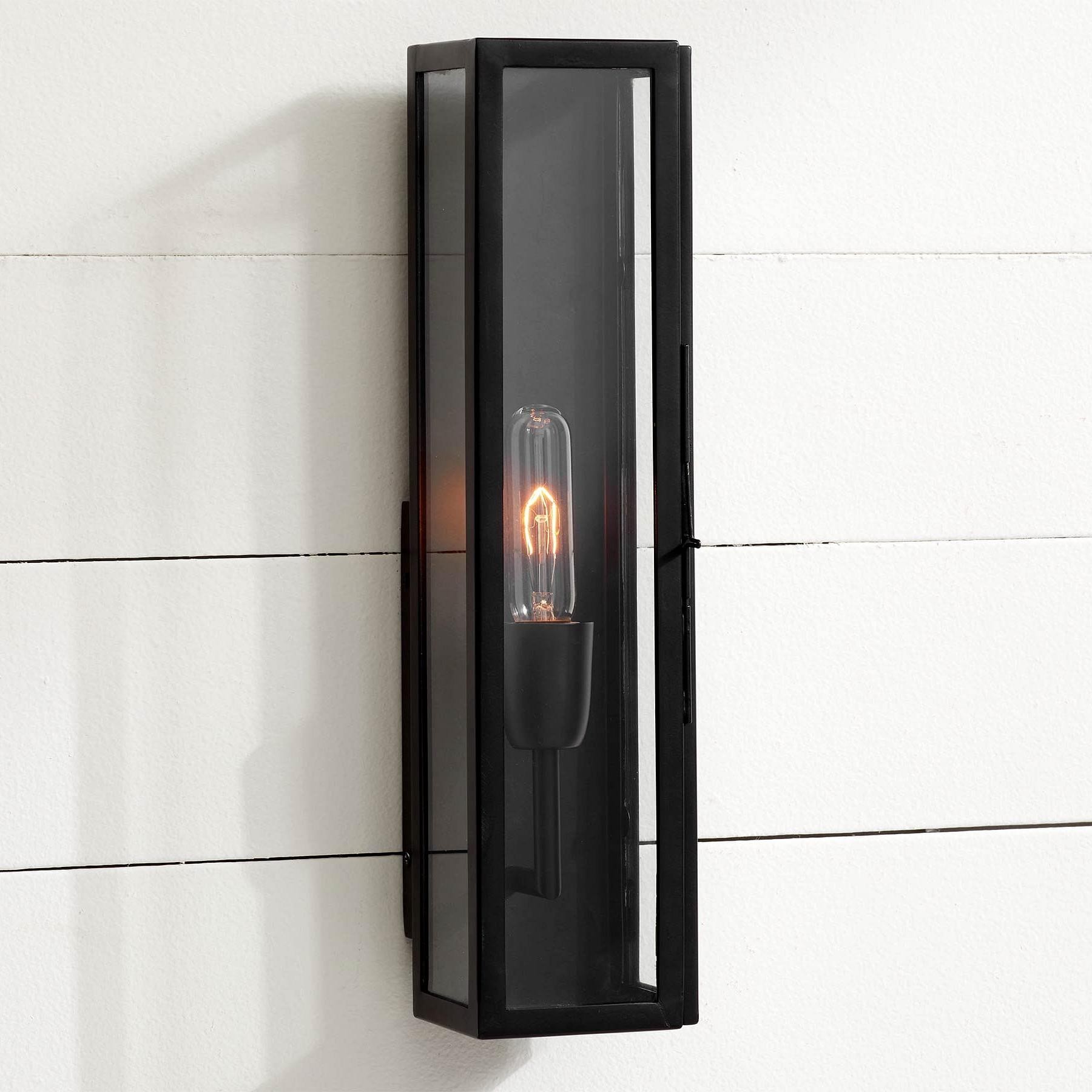 Ferrix Industrial Iron Outdoor Wall Lamp - Lighting Stylish Exterior Glass Lighting T143