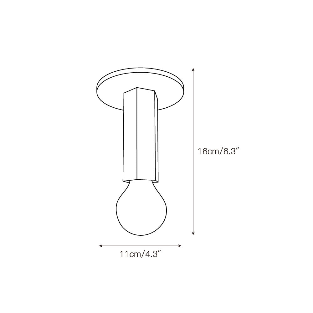 Adams Flush Mount Ceiling Lamp D700