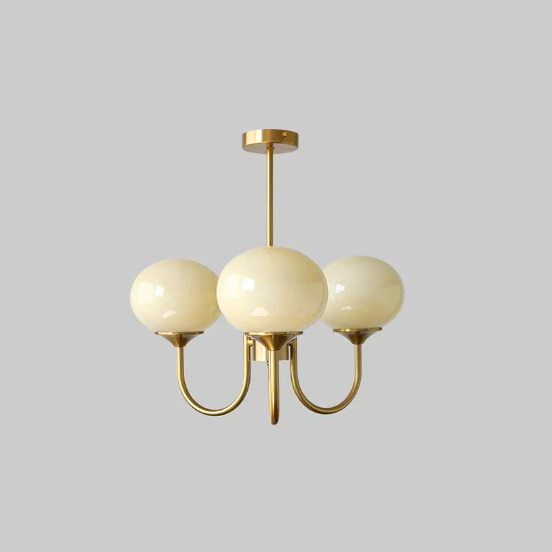 Nordic Bauhaus Glass Marshmallow Chandelier S168