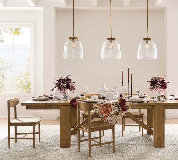 Auria Metal Brass Pendant Lighting - Vintage Finish with Glass Shade T002