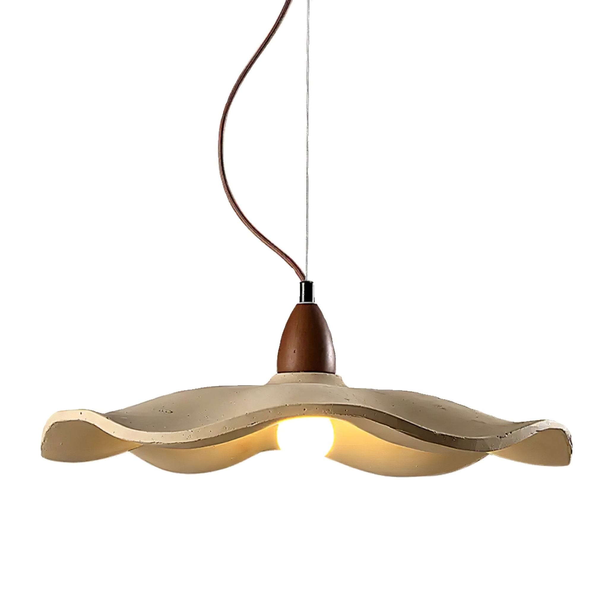 Japanese Wabi-Sabi Style Cement Wave Pendant Lamp M80