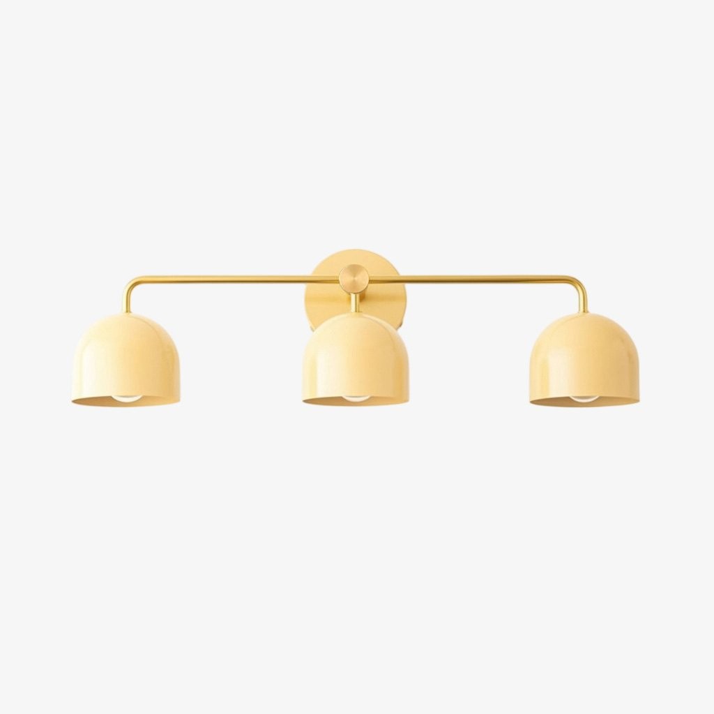 Metio Dome Farmhouse Vanity Wall Light Colorful Metal Sconce T450