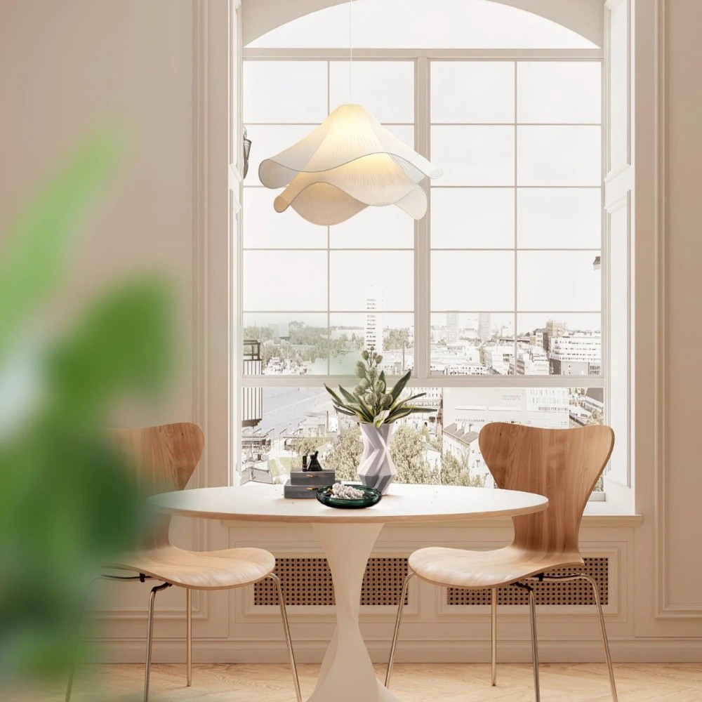 Scandinavian Jellyfish Fabric Pendant Light S133