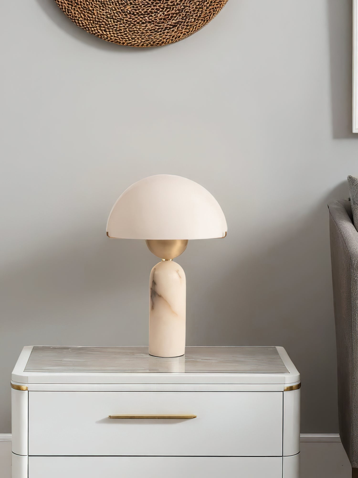 Peono Alabaster Table Lamp D440