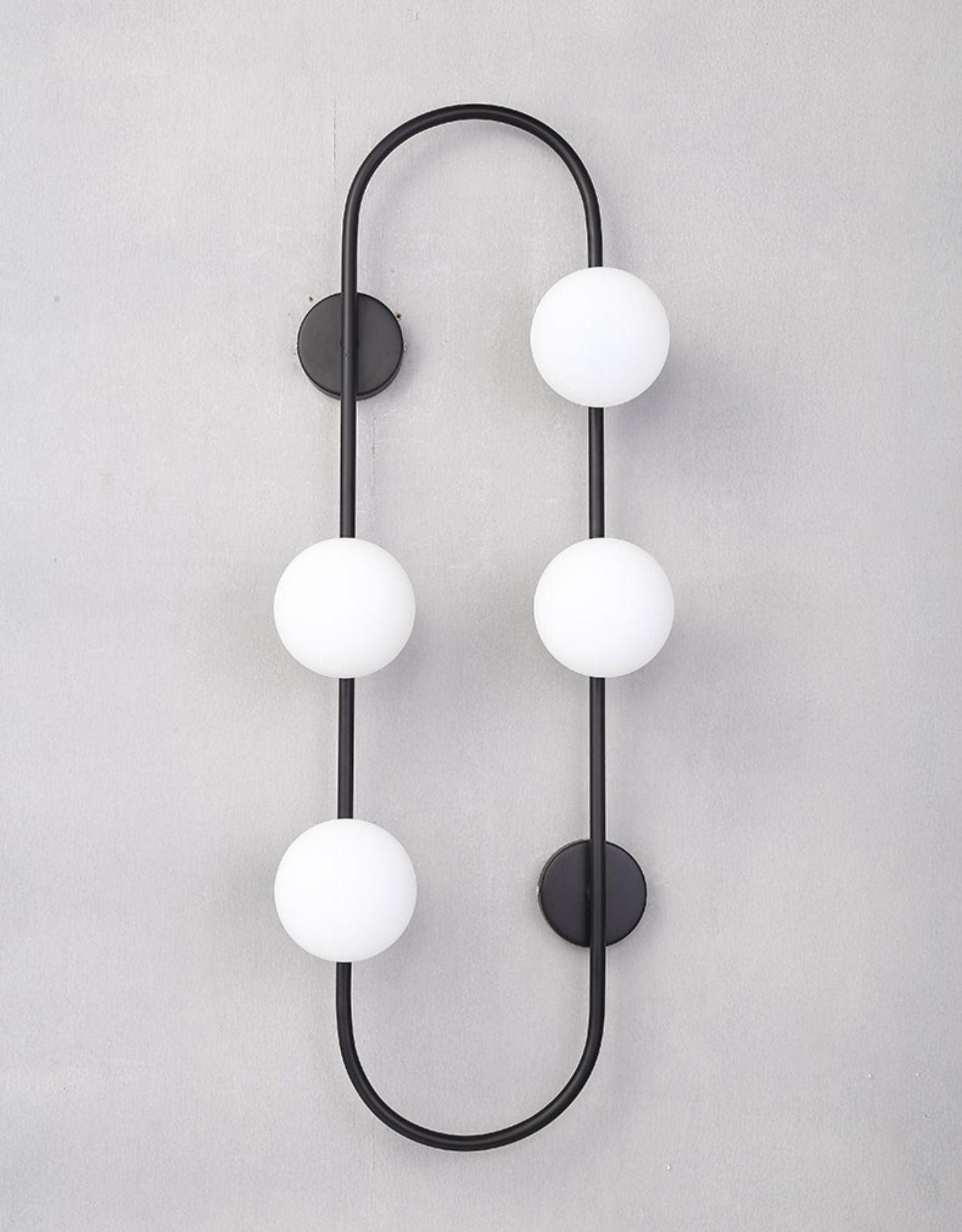Nordic Modern Geometric Glass Globe Wall Lamp M489