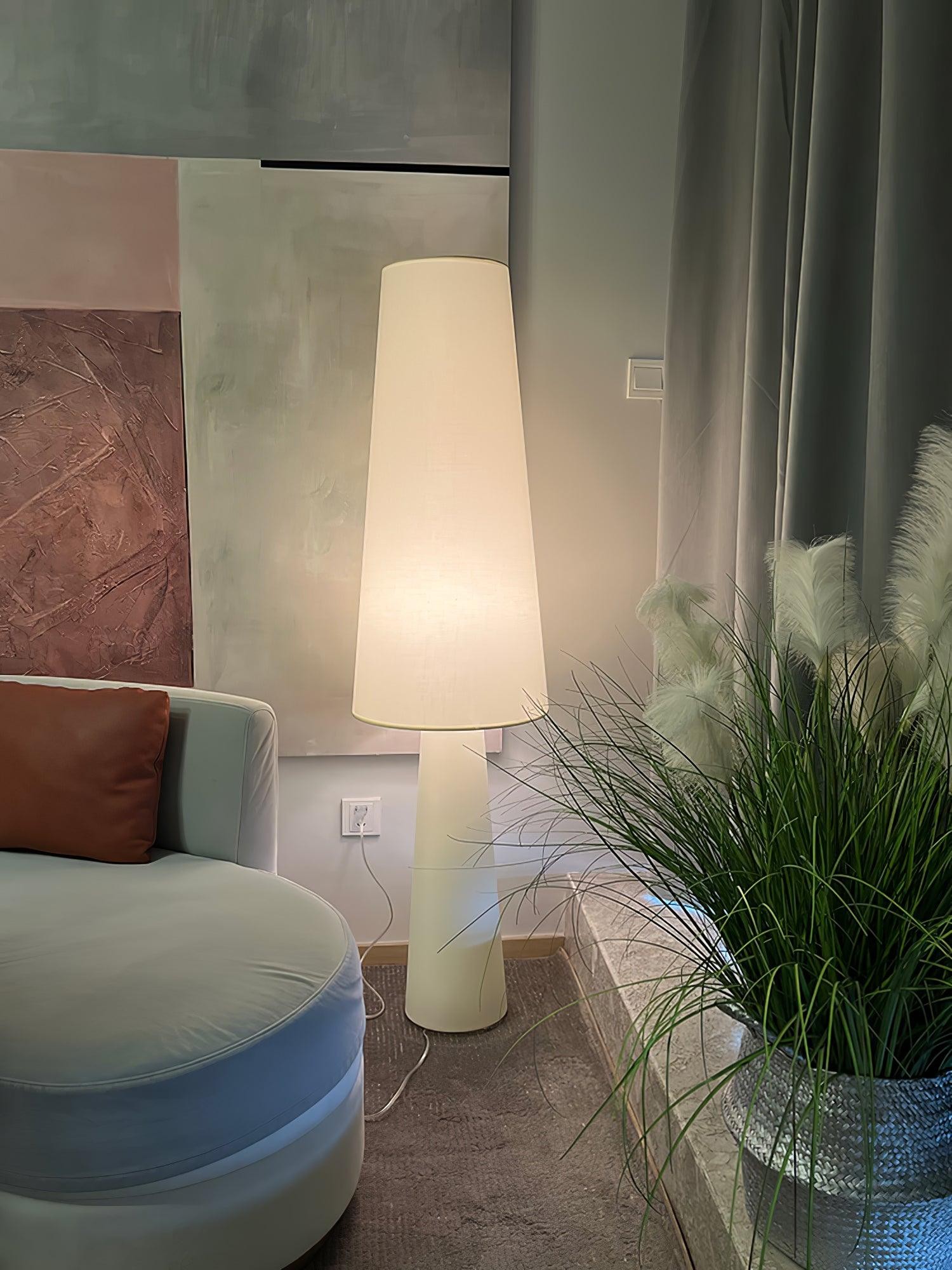 Column Fabric Floor Lamp Suitable For Living Room M76
