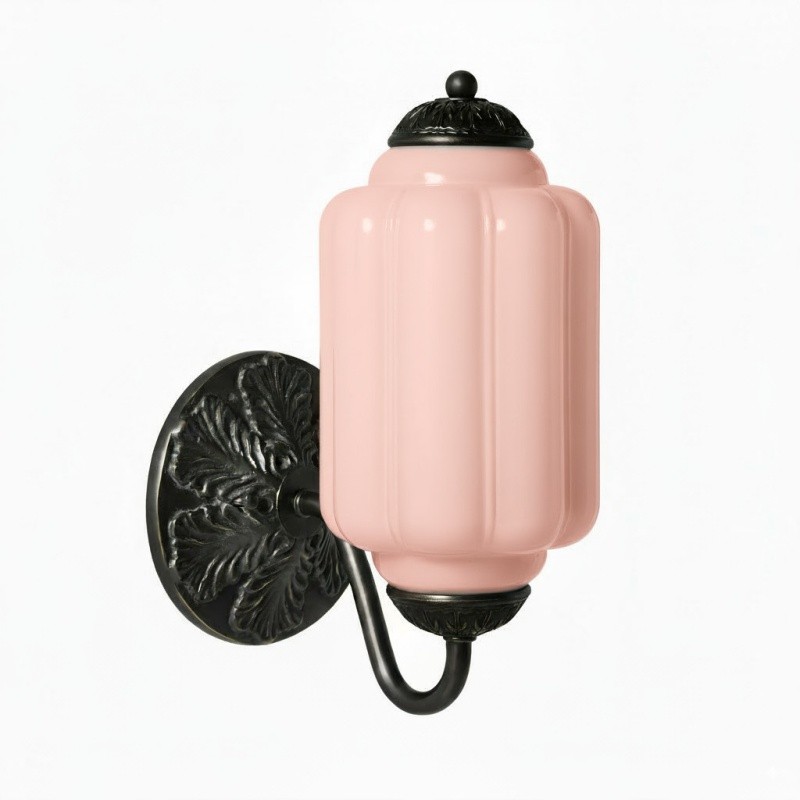 Eloise Vintage Sconce With Milk Glass Shade For Bedroom Or Hallway S194