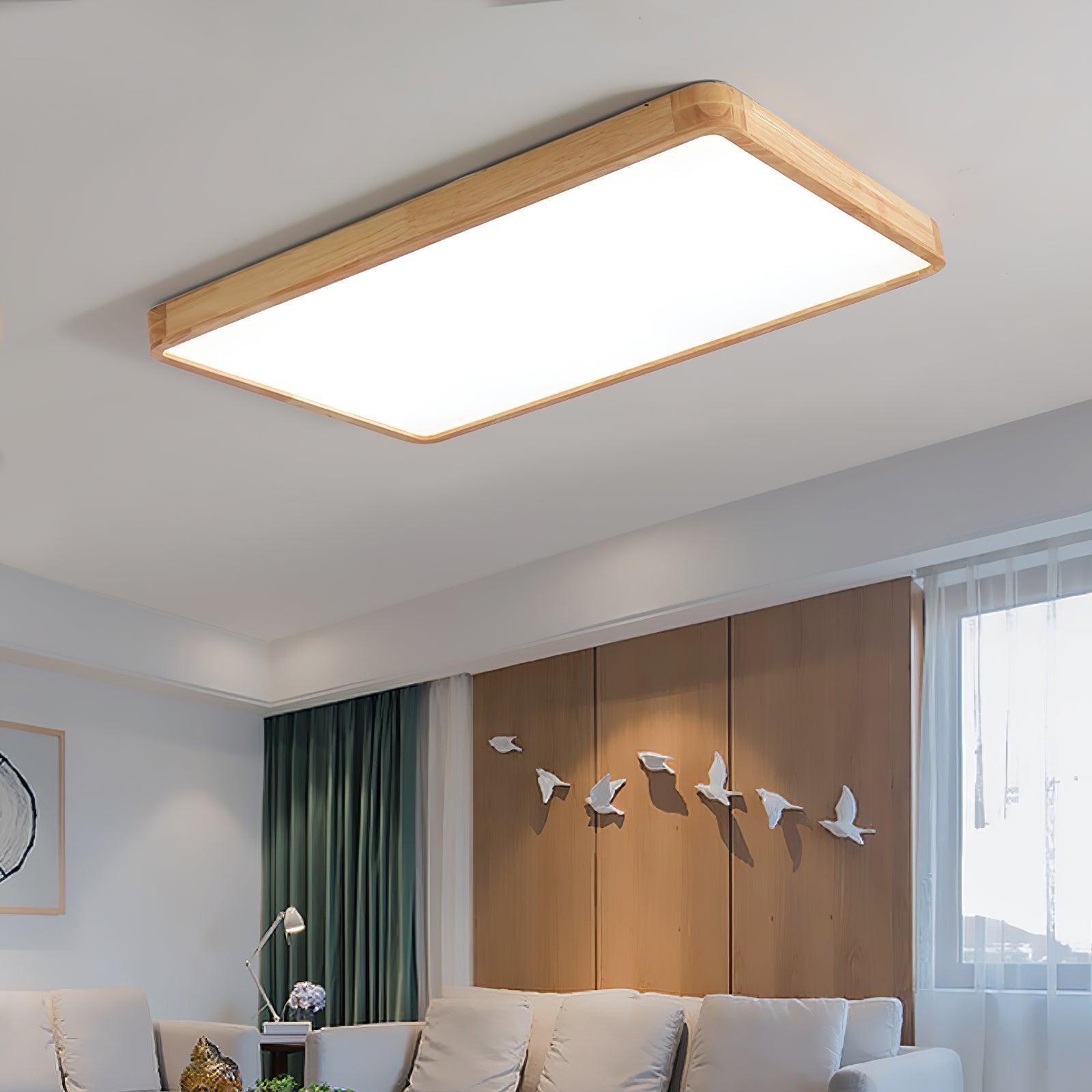 Wooden Geometric Ceiling Light M295