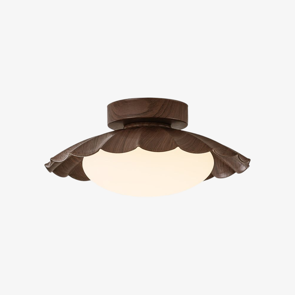 Pluvoria Modern Minimalist Scalloped Clouds Ceiling Light - Sleek Ceiling Lamp with Clean Lines T536